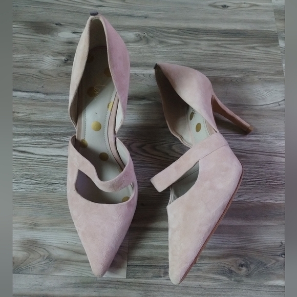 Boden Adrianna Pink / Blush Suede Stiletto Pumps Size 40.5 US 9 - Picture 1 of 5